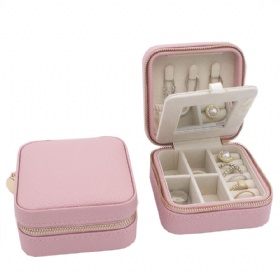 BG-1035 PU lethter jewelry box for travel