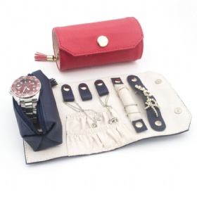 BG-1038 pu lethere jewelry roll