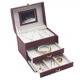 BG-1046 jewelry case with superior quality hardware