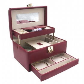 BG-1048 pu leather jewelry case large size