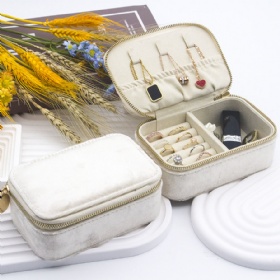 BG-1067 ostrich-skin pattern box for jewelry