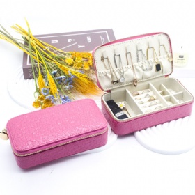 BG-1082 brightness pu leather case for jewelry