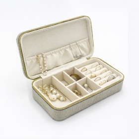 BG-1010 flax jewelry case